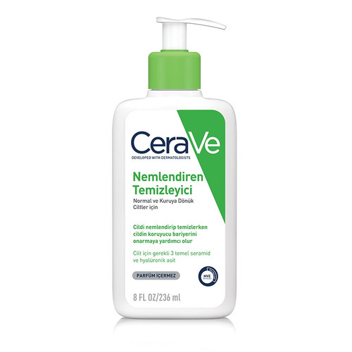 ژل شستشو و آبرسان قوی سراوی Cerave حجم 236 و 473 میل | مخصوص پوست نرمال و خشک، بدون عطر