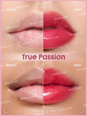 لیپ گلاس براق حجم دهنده شیگلم طرح آمپول رنگ TRUE PASSION