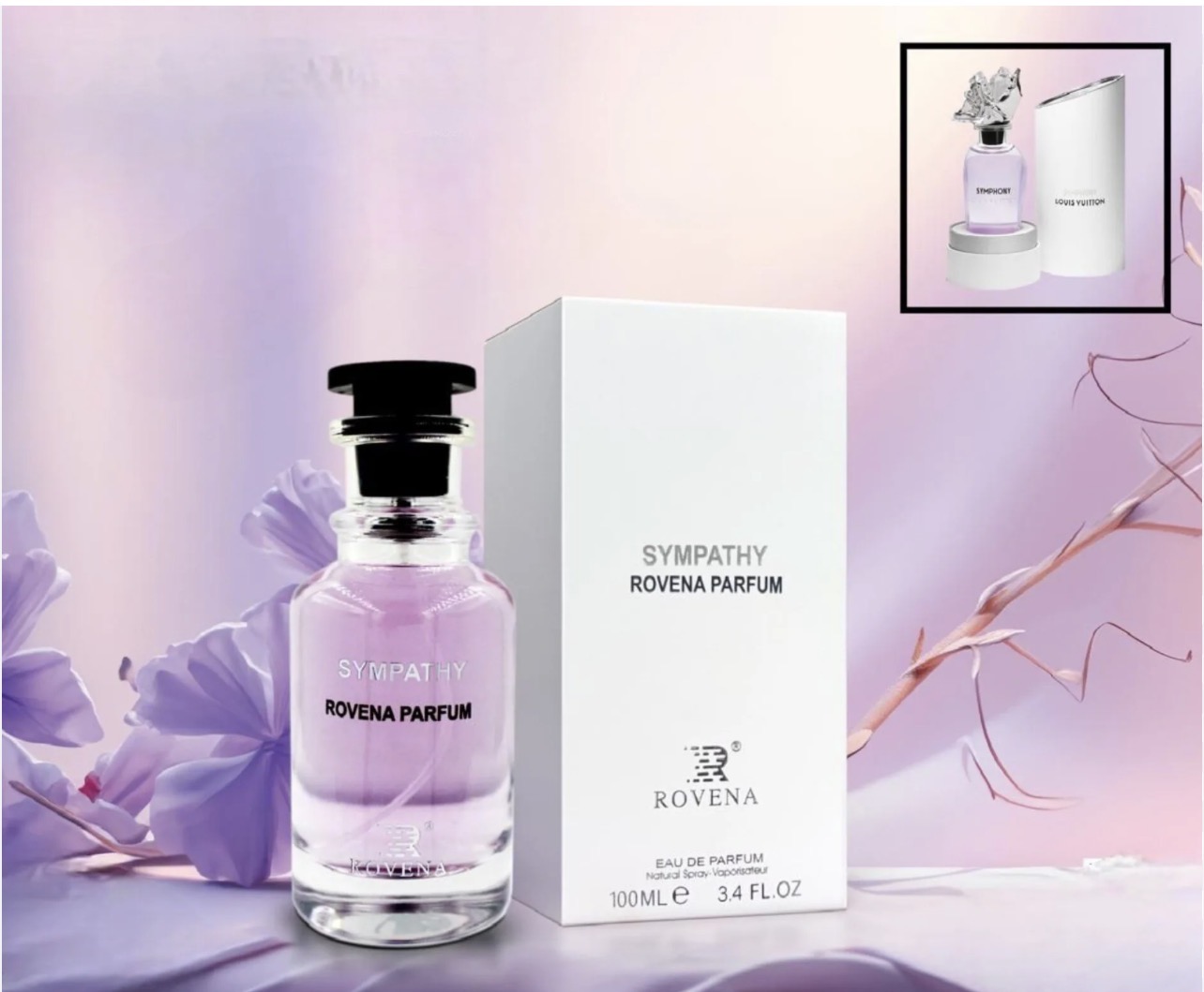عطر ادکلن زنانه SYMPATHY شرکت ۱۰۰ میل RoVENA