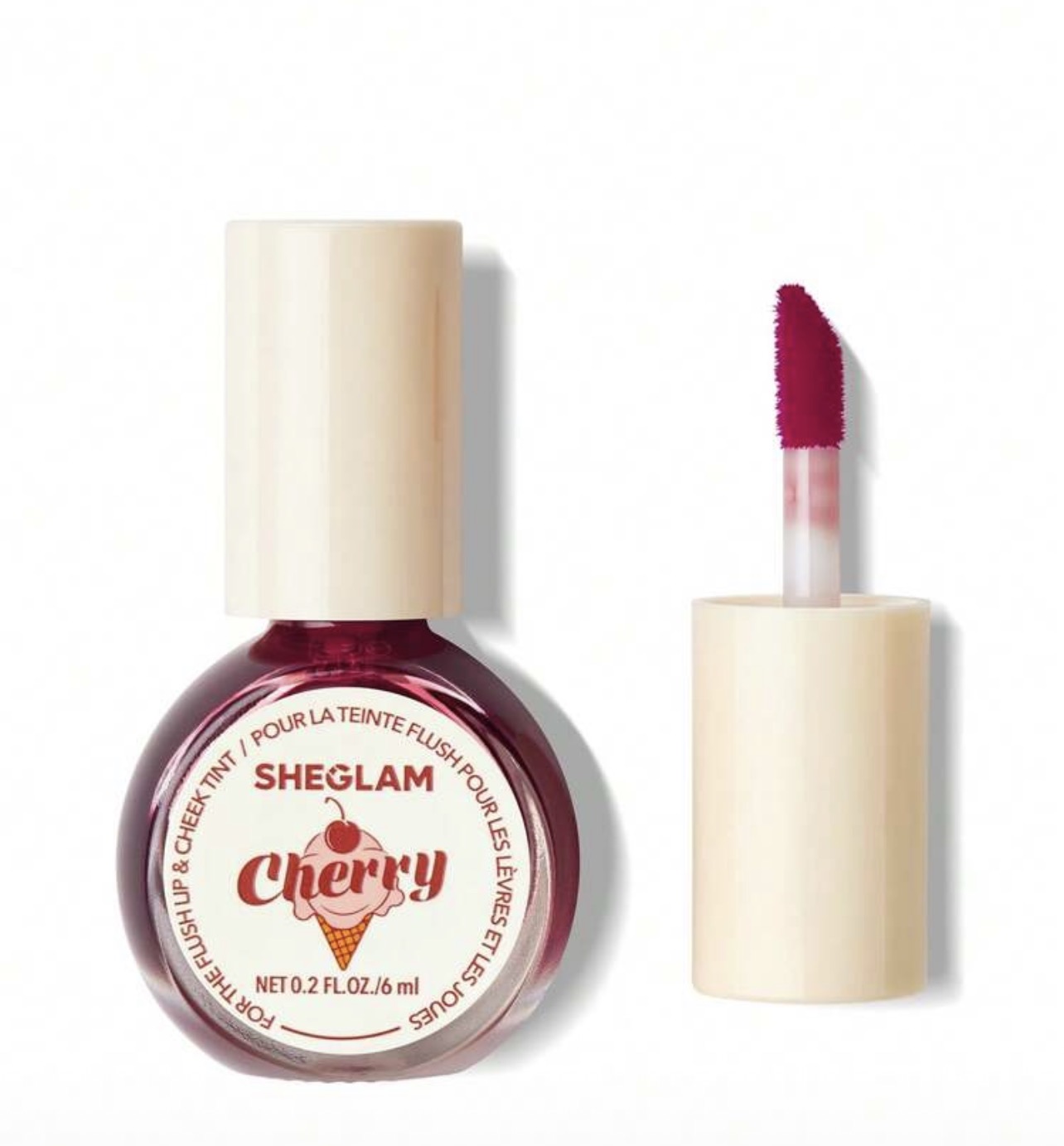 تینت مایع لب و گونه شیگلم cherry piched