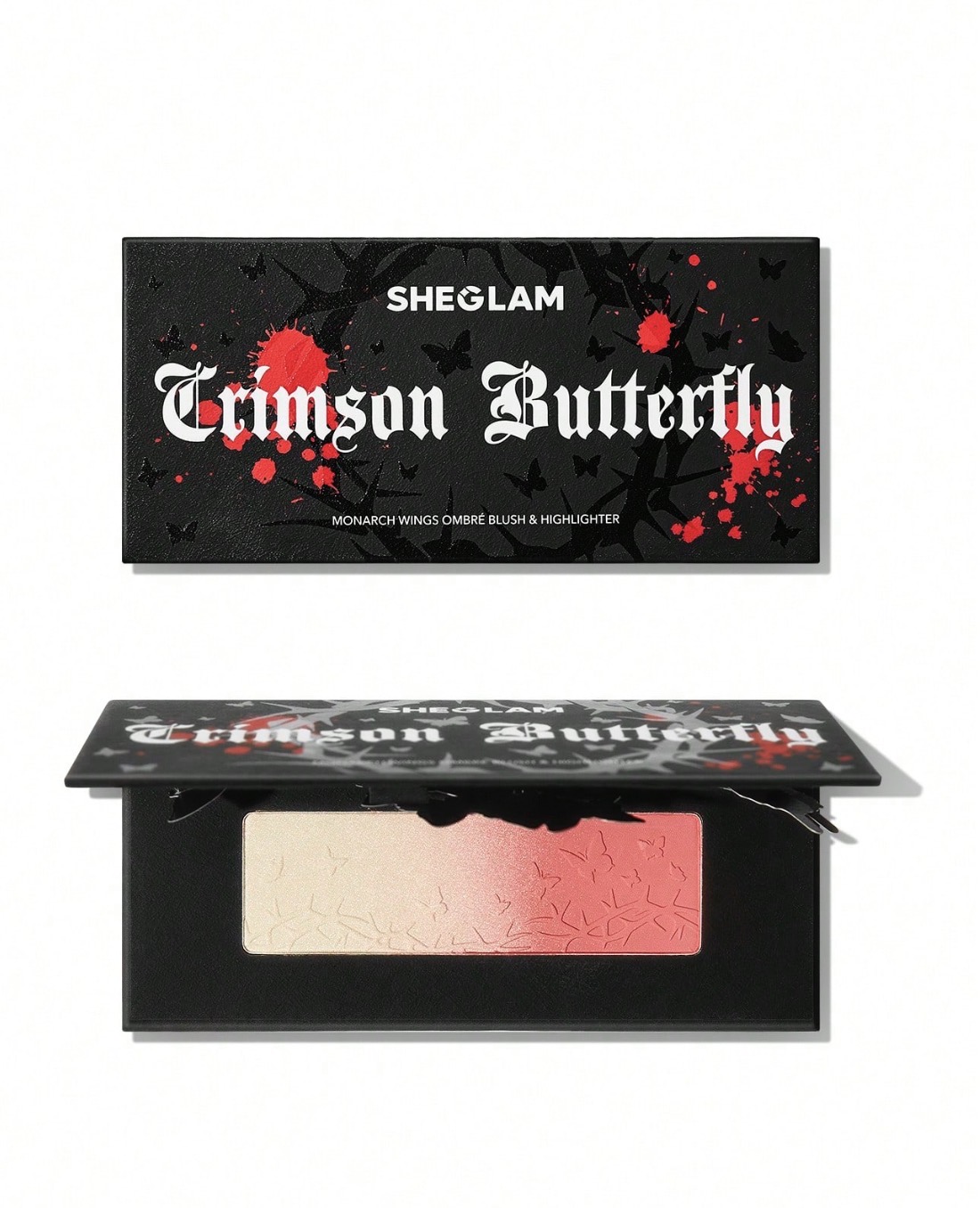 رژ گونه و هایلایتر پروانه شیگلم Sheglam مدل Monarch Wings Ombre