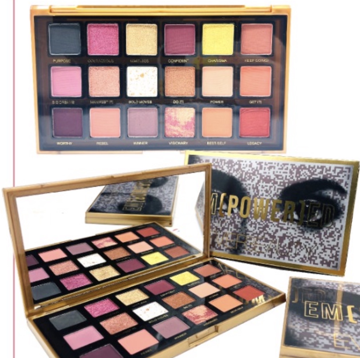 سایه چشم 18 رنگ اوربیوتی با پیگمنت بسیار عالی ( مات و شیمردار)