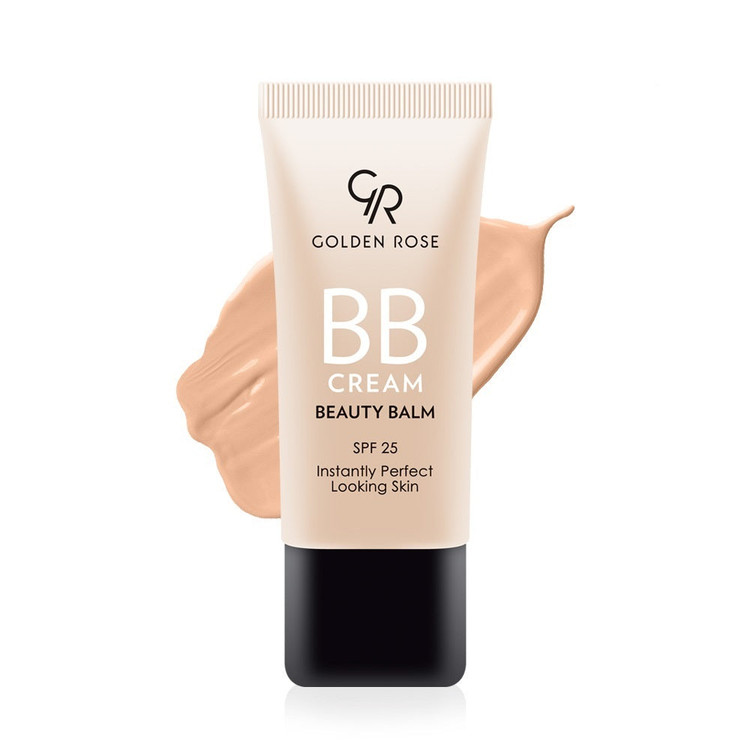 کرم پودر BB مایع SPF 25 گلدن رس مدل Beauty Balm شماره 02 مناسب برای انواع پوست حجم 30 میلیلیتر