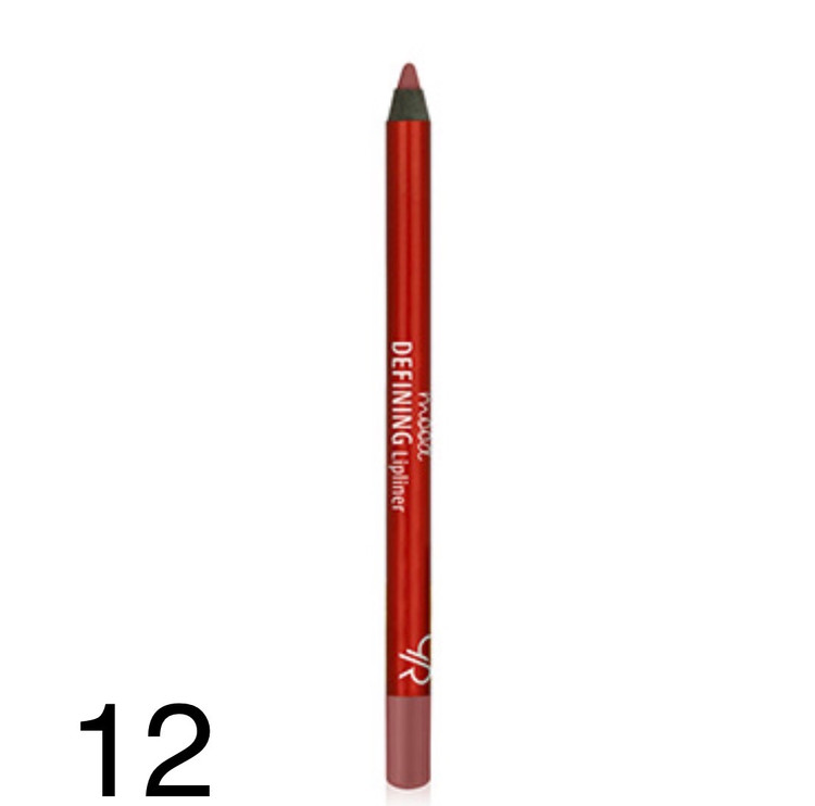 مداد لب گلدن رز مدل Mood Defining Lipliner شماره 12وزن 1.6 گرم