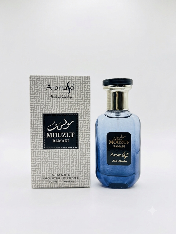 مینی ادکلن موصوف طوسی ۲۵ میل شرکت اروماسو